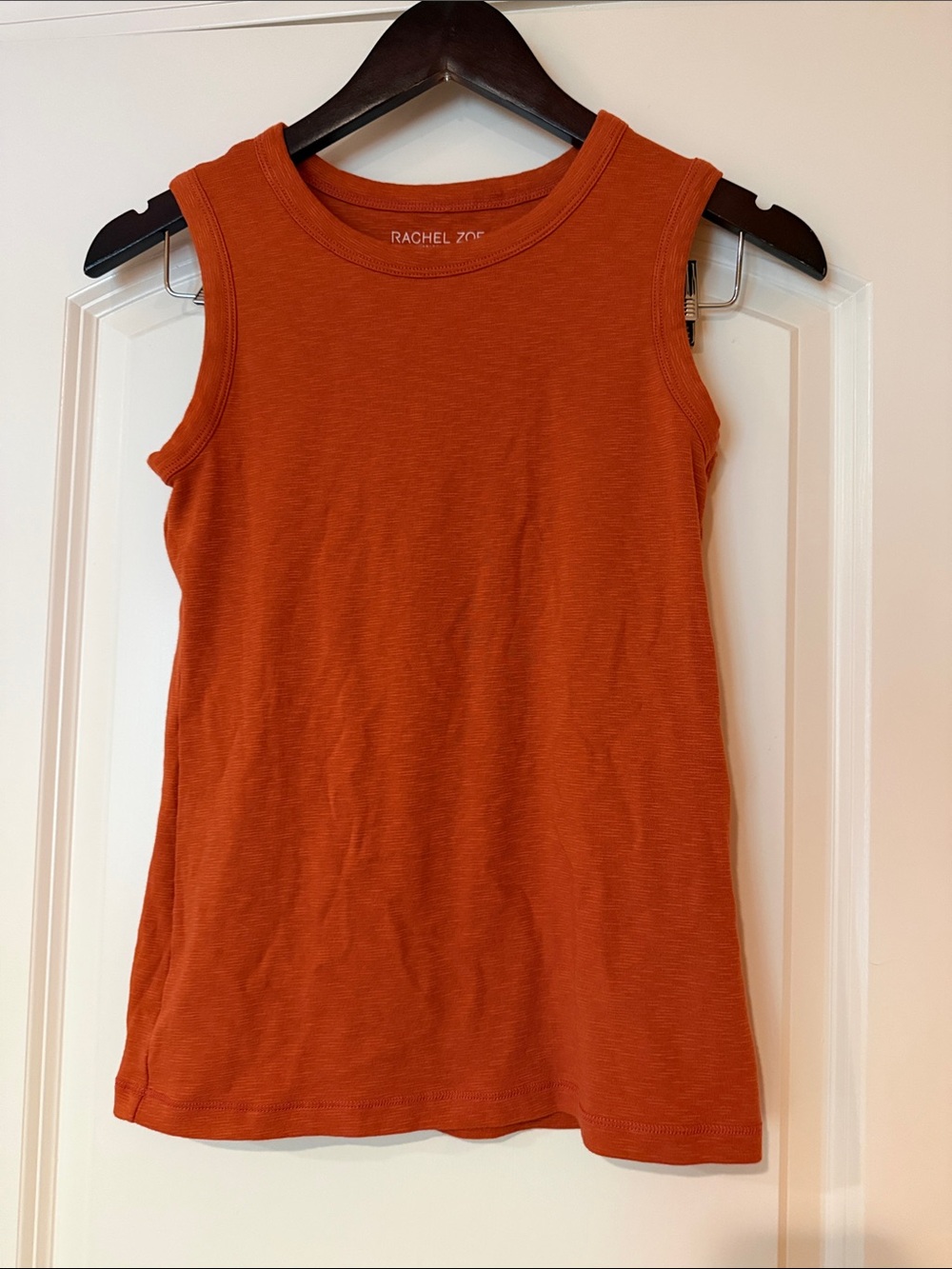 Rachel Zoe Rust Orange Sleeveless Tank Women’s Size Small